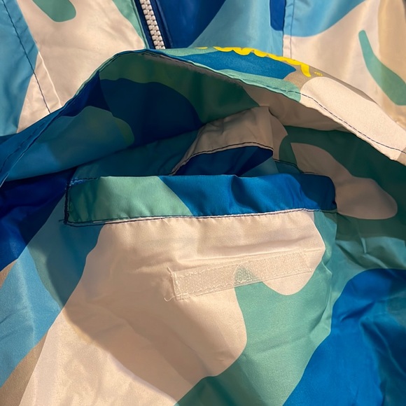 NWT Keith Haring x Members Only 1/4 ZIP Hooded Windbreaker jacket Tokyo Pop Camo - Picture 7 of 16